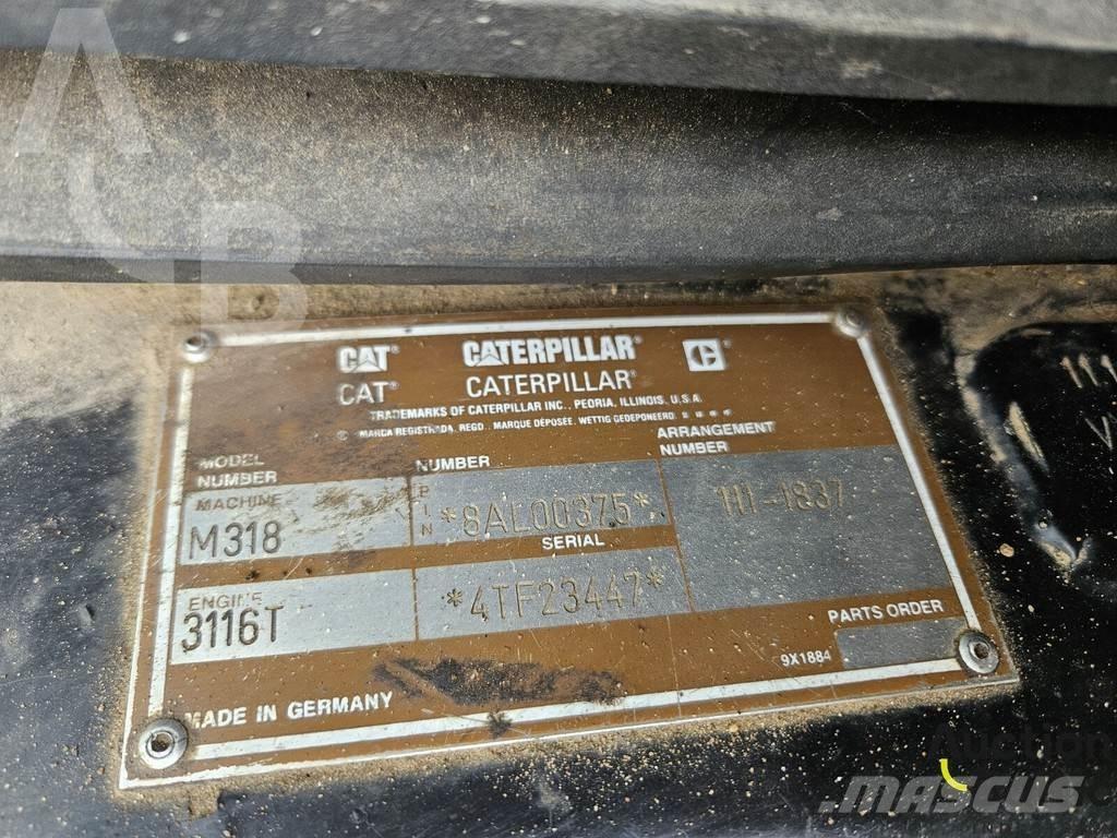 CAT M 318 C  휠 굴삭기