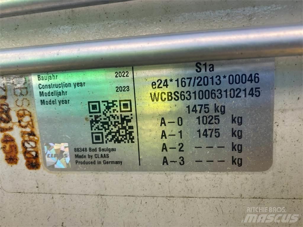 CLAAS VOLTO 1300 T 갈퀴 및 테더
