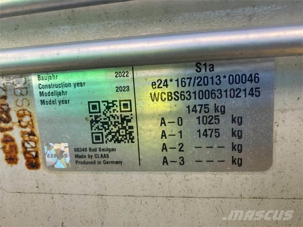 CLAAS VOLTO 1300 T 갈퀴 및 테더