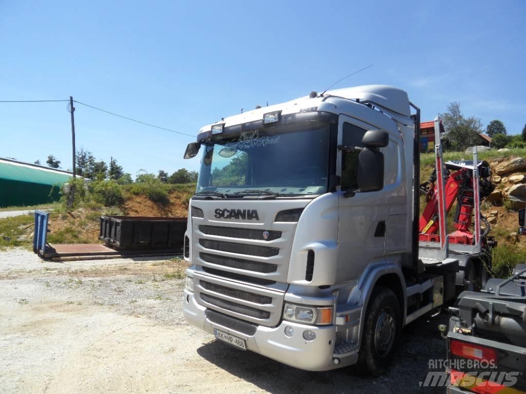 Scania R480 목재 트럭
