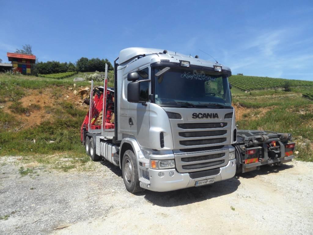 Scania R480 목재 트럭