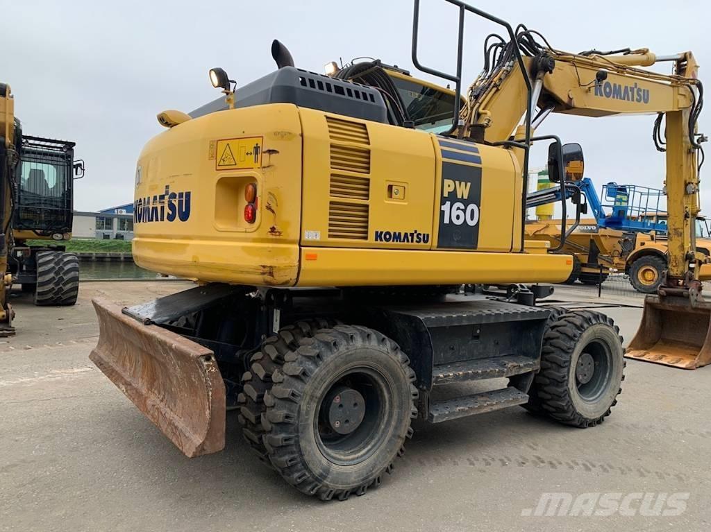 Komatsu PW160-8  휠 굴삭기