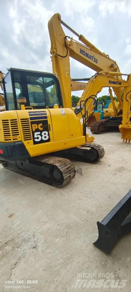 Komatsu PC 58 소형 굴삭기 7톤 미만