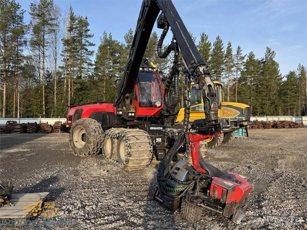 Komatsu 901 원목 하베스터