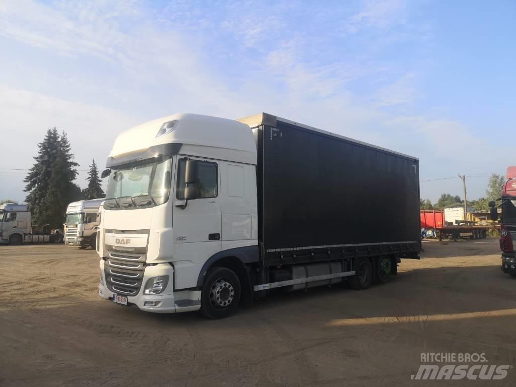 DAF XF 480 6x2 Jumbo 커튼사이더 트럭