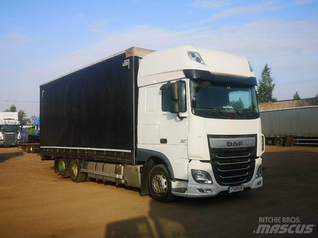 DAF XF 480 6x2 Jumbo 커튼사이더 트럭