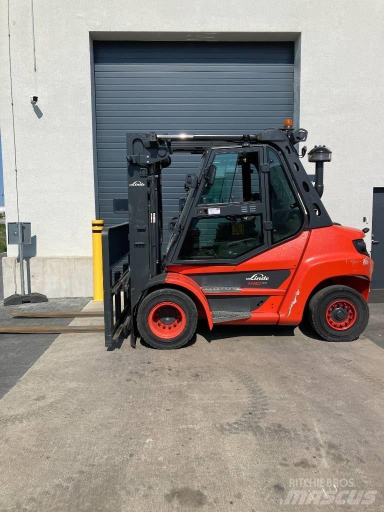 Linde H80D/396-03 디젤 지게차