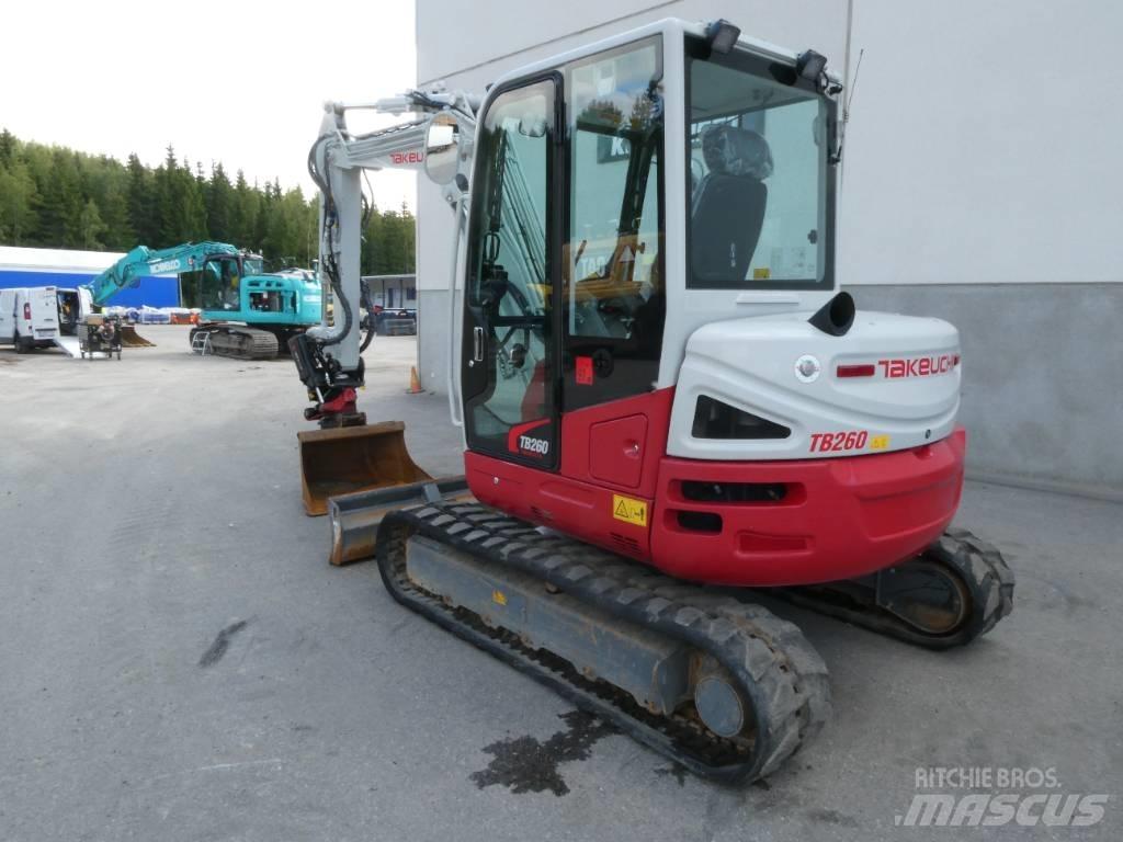 Takeuchi TB260 소형 굴삭기 7톤 미만