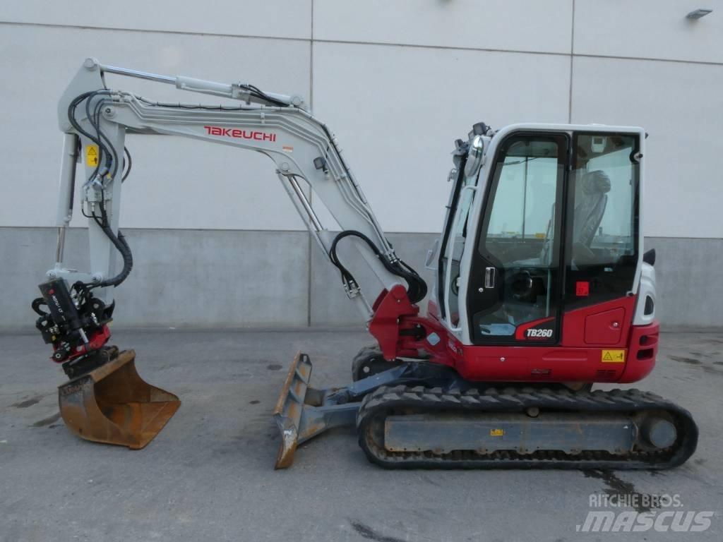 Takeuchi TB260 소형 굴삭기 7톤 미만