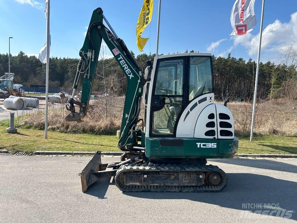 Terex TC 35 소형 굴삭기 7톤 미만