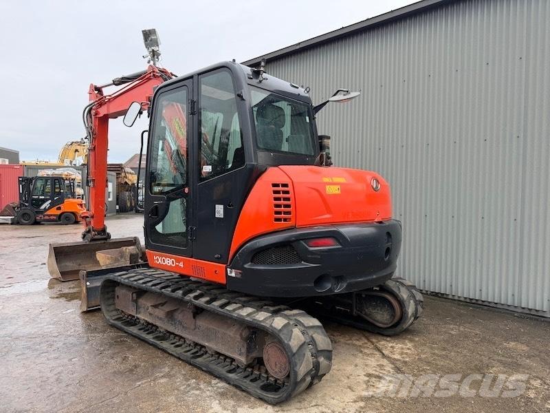 Kubota KX 080-4 중형굴삭기 7톤-28톤