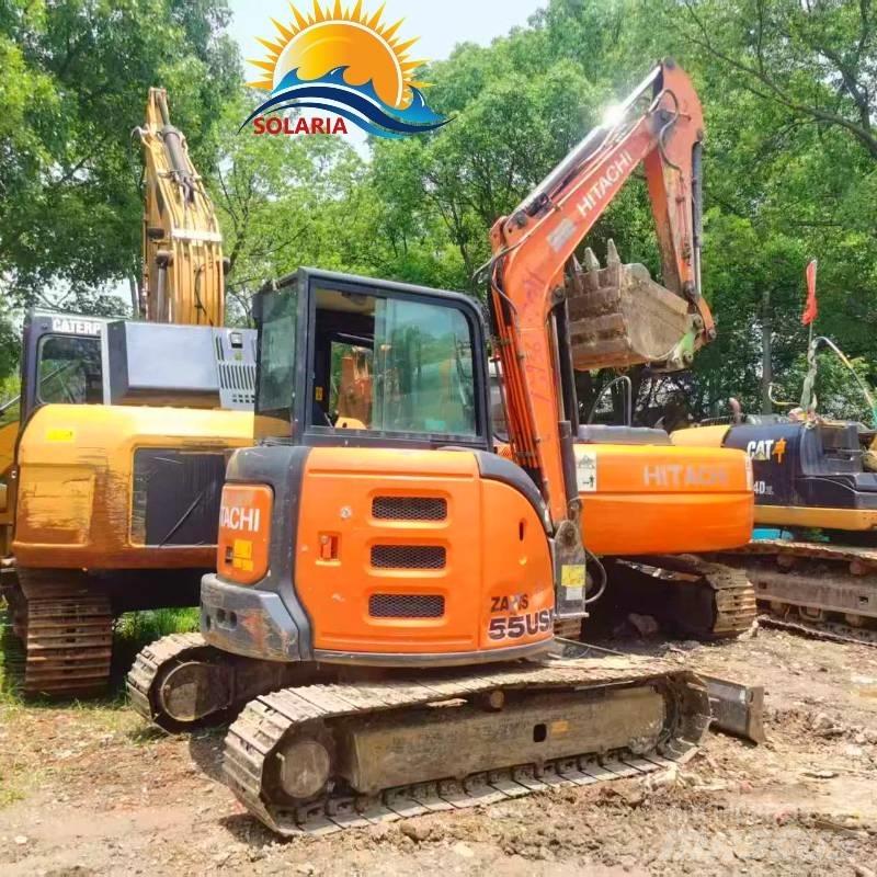 Hitachi ZX 55USR 소형 굴삭기 7톤 미만