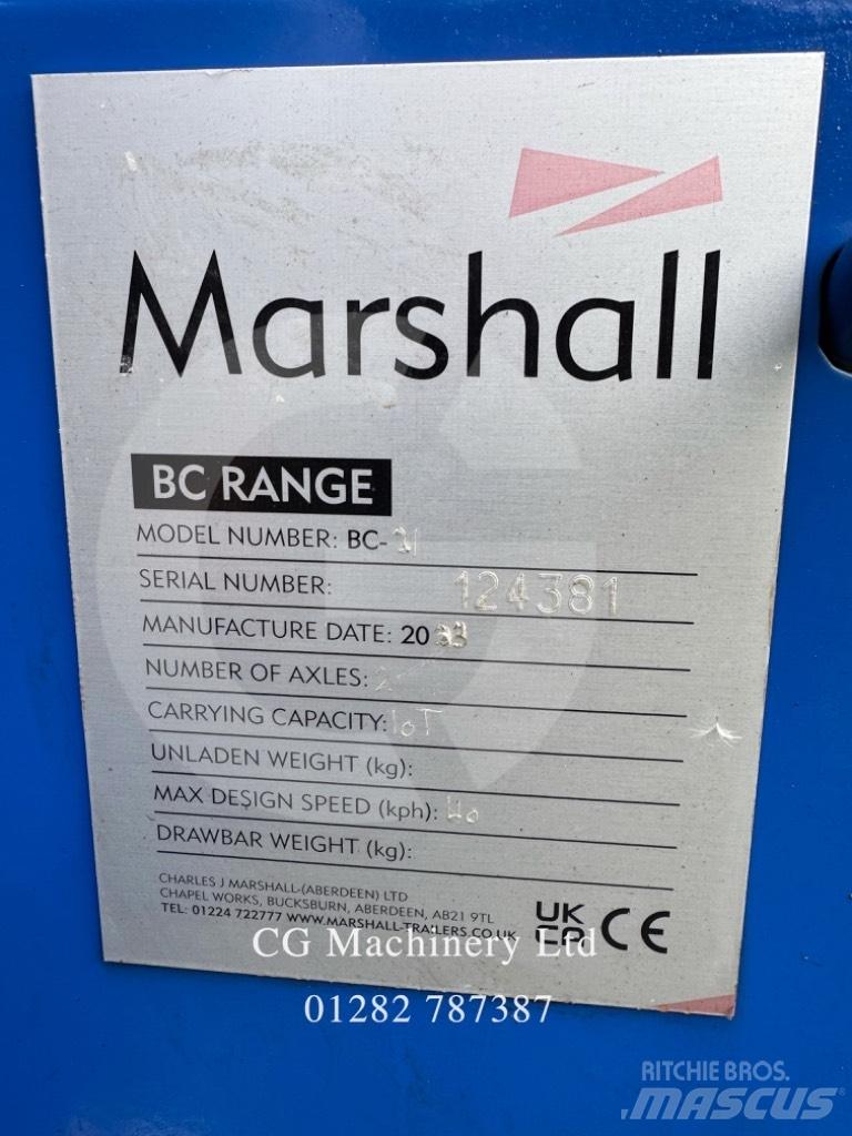 Marshall BC21 대형곤포 트레일러