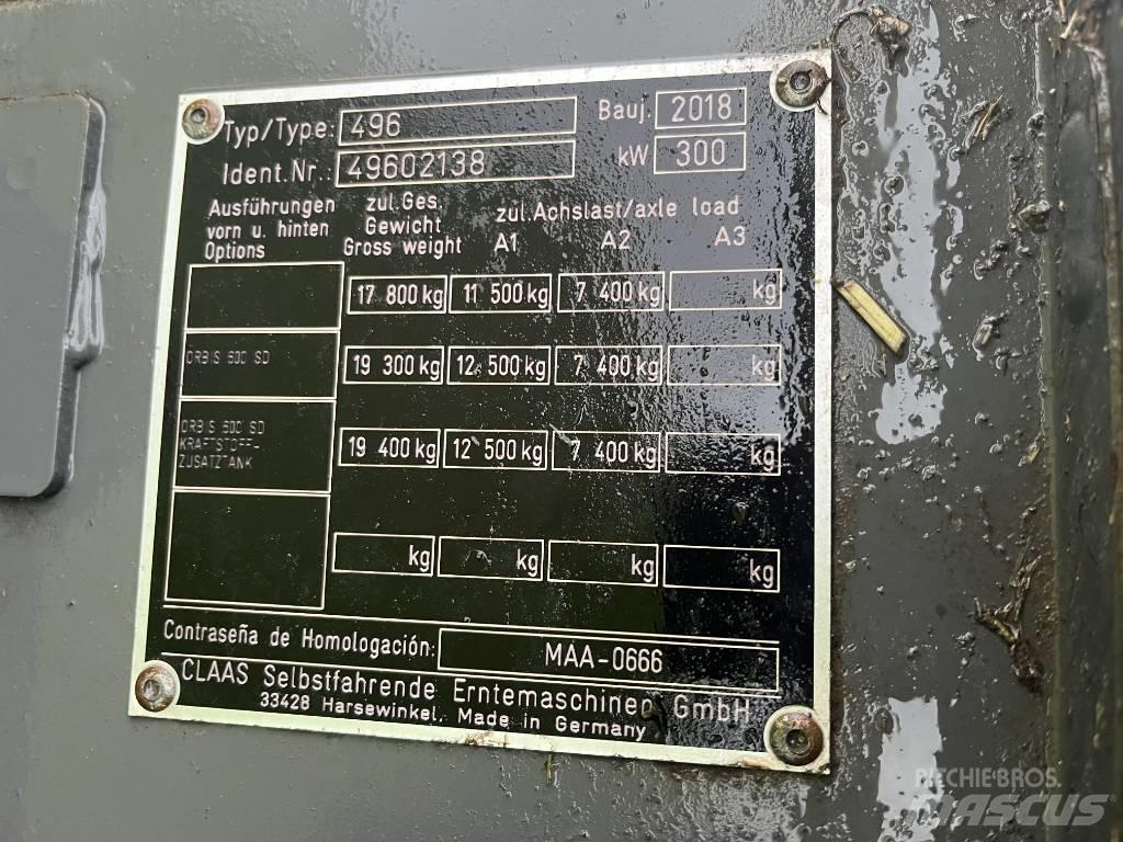 CLAAS Jaguar 840 자동 초지기계