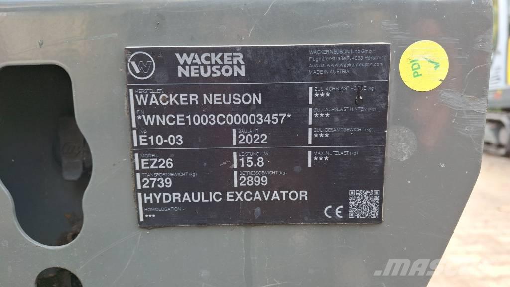 Wacker Neuson EZ26 대형 굴삭기 29톤 이상