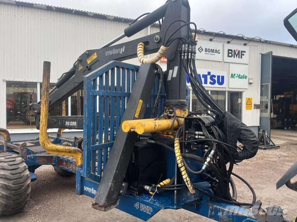 Vreten 1200 4wd 임업용 트레일러