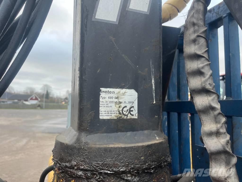 Vreten 1200 4wd 임업용 트레일러