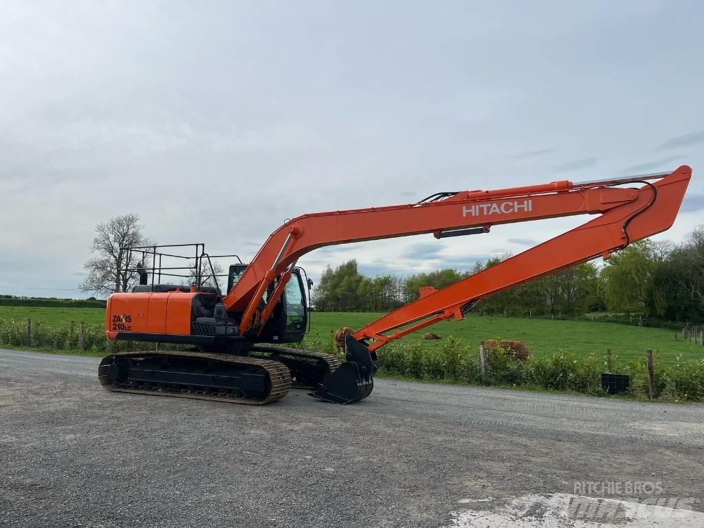 Hitachi Zaxis 210 LC 롱리치 굴삭기