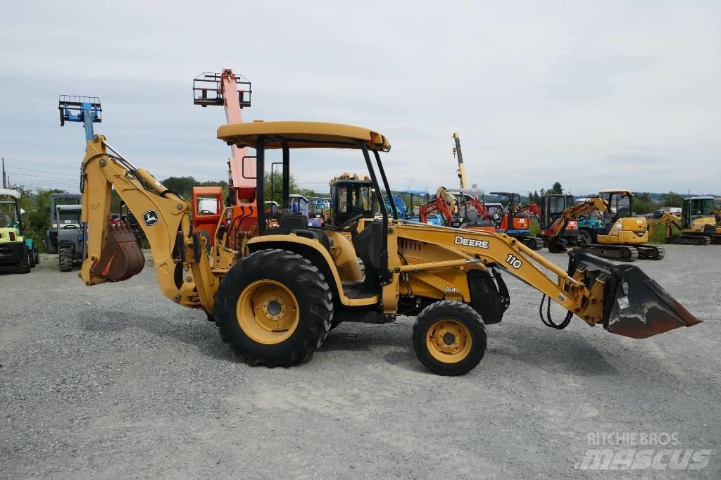DEERE 110 백호로더