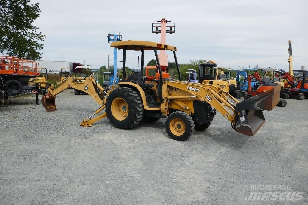 DEERE 110 백호로더