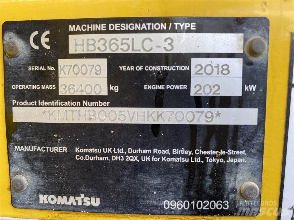 Komatsu HB365LC-3 대형 굴삭기 29톤 이상