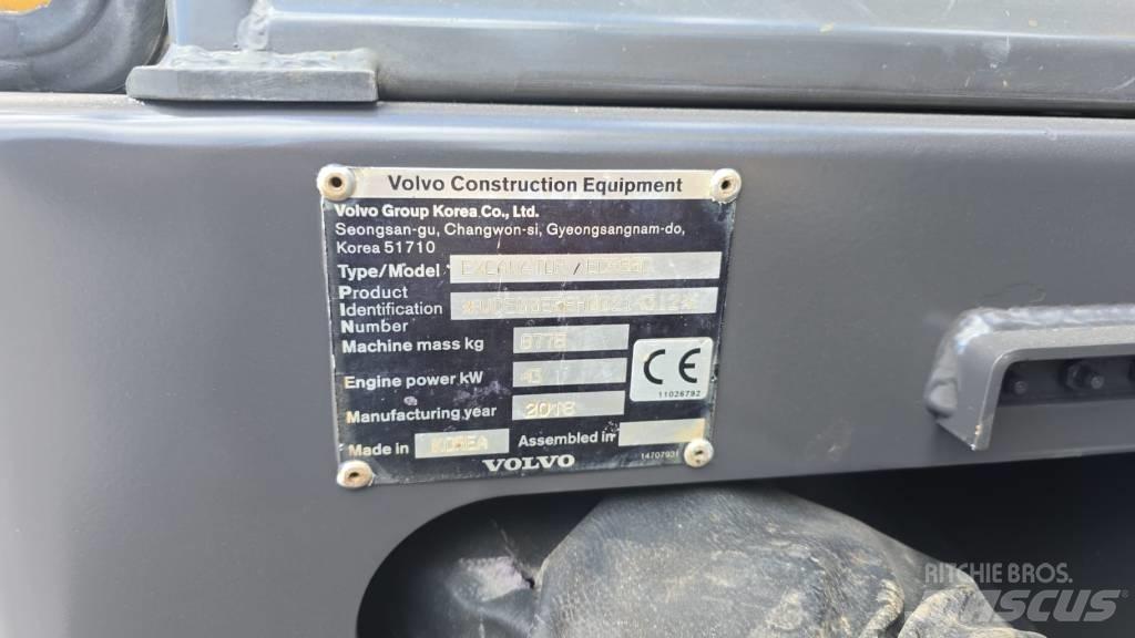 Volvo ECR 88 D 중형굴삭기 7톤-28톤