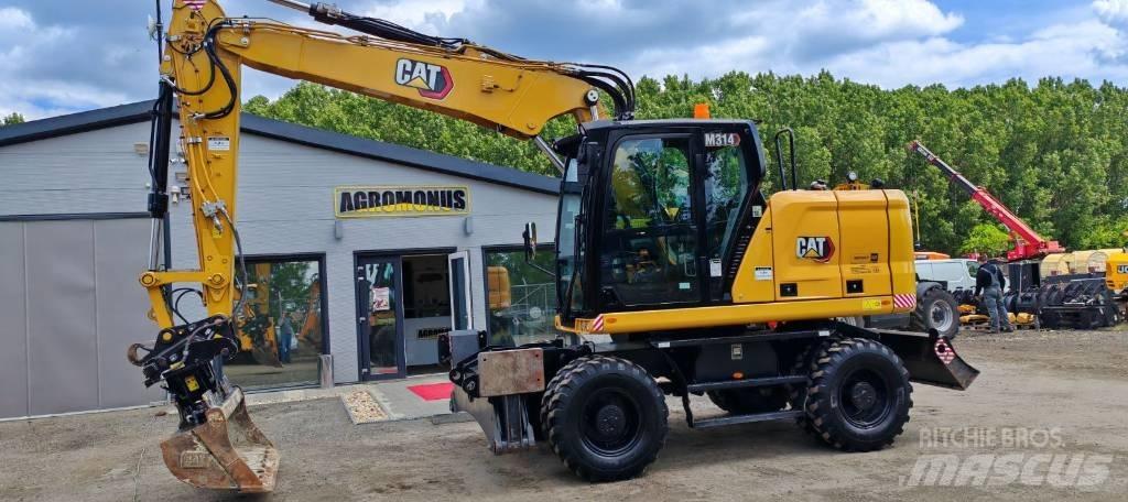 CAT 314  휠 굴삭기