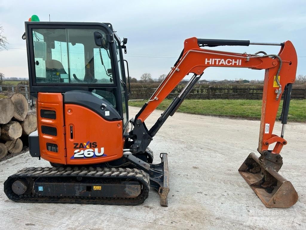 Hitachi ZX 26 U-6 소형 굴삭기 7톤 미만