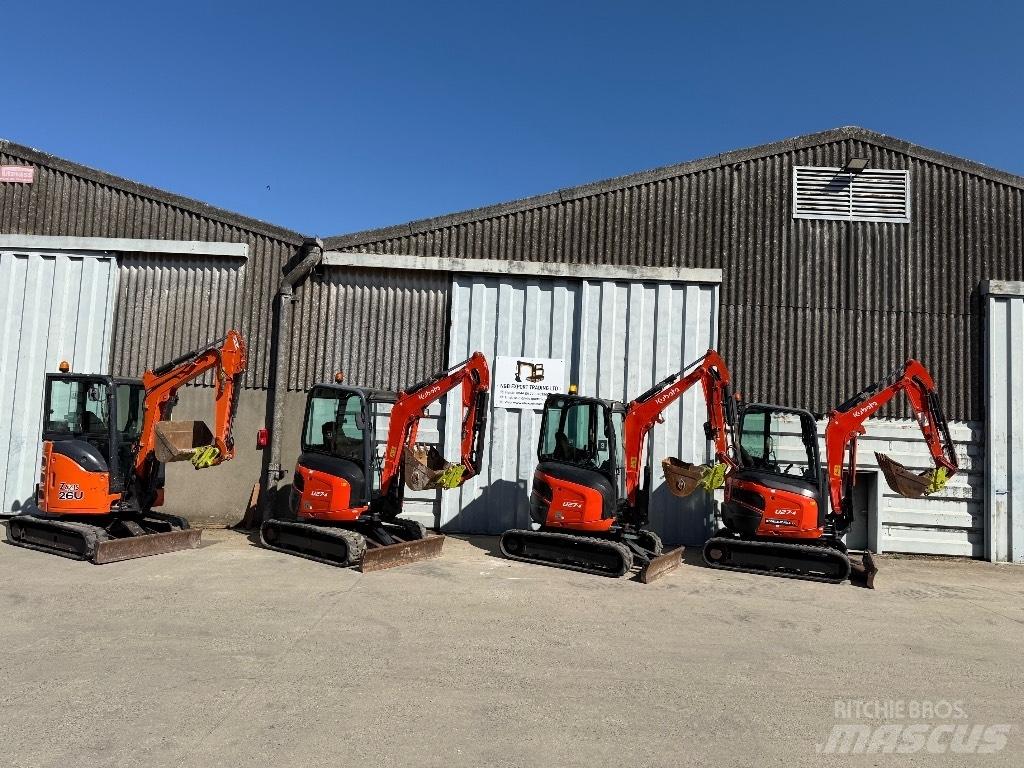 Kubota U 27 소형 굴삭기 7톤 미만