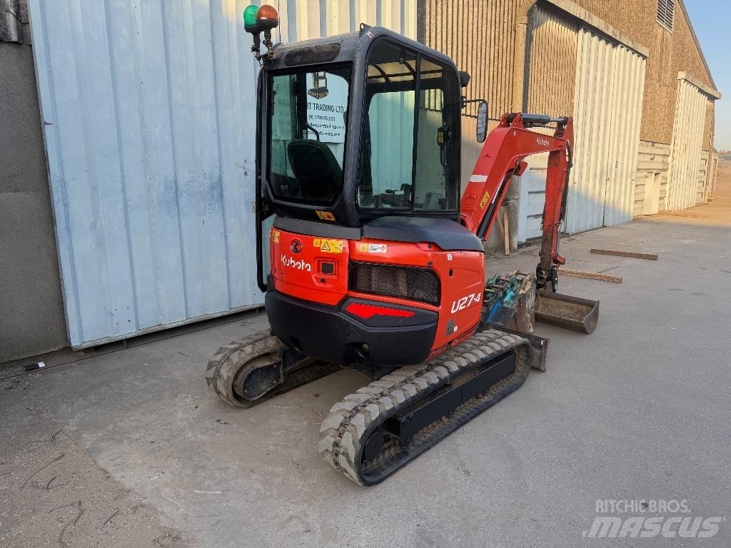 Kubota U 27 소형 굴삭기 7톤 미만