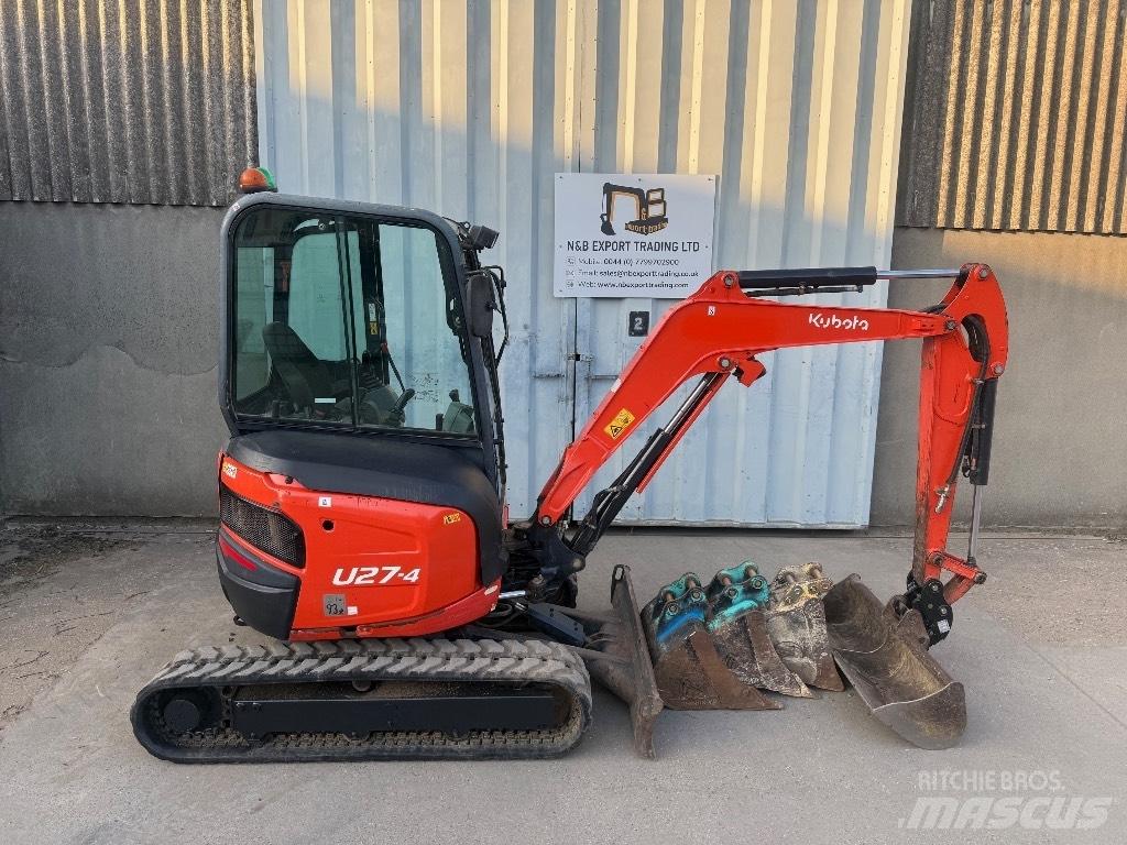 Kubota U 27 소형 굴삭기 7톤 미만