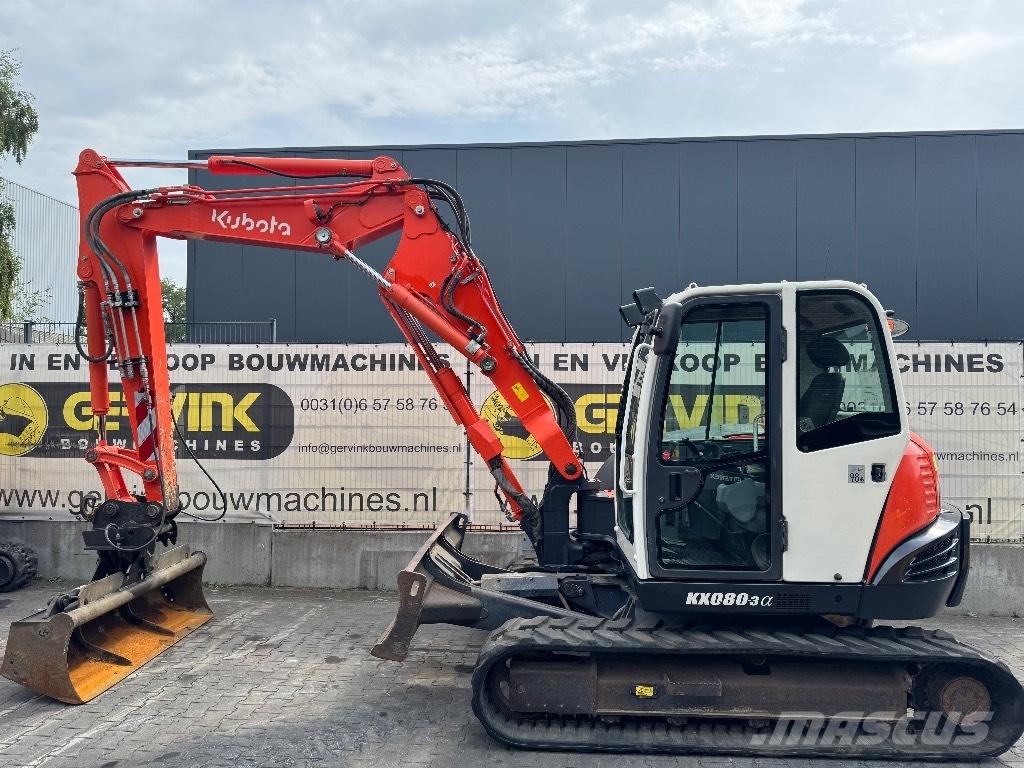 Kubota KX 080-3 A 중형굴삭기 7톤-28톤