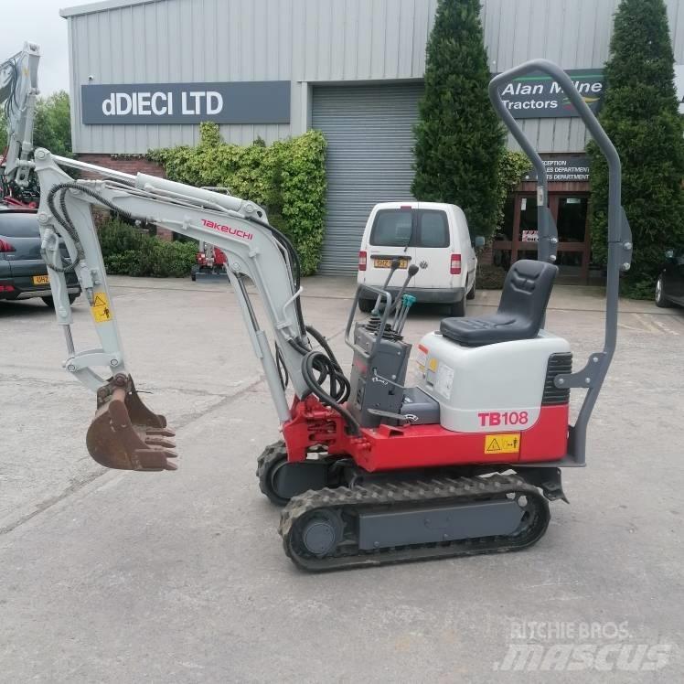Takeuchi TB108 소형 굴삭기 7톤 미만