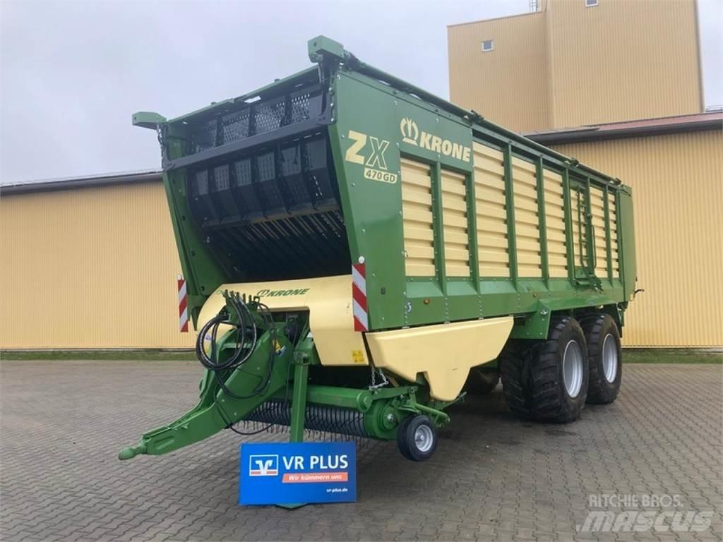 Krone ZX470GD 자동 적재 트레일러