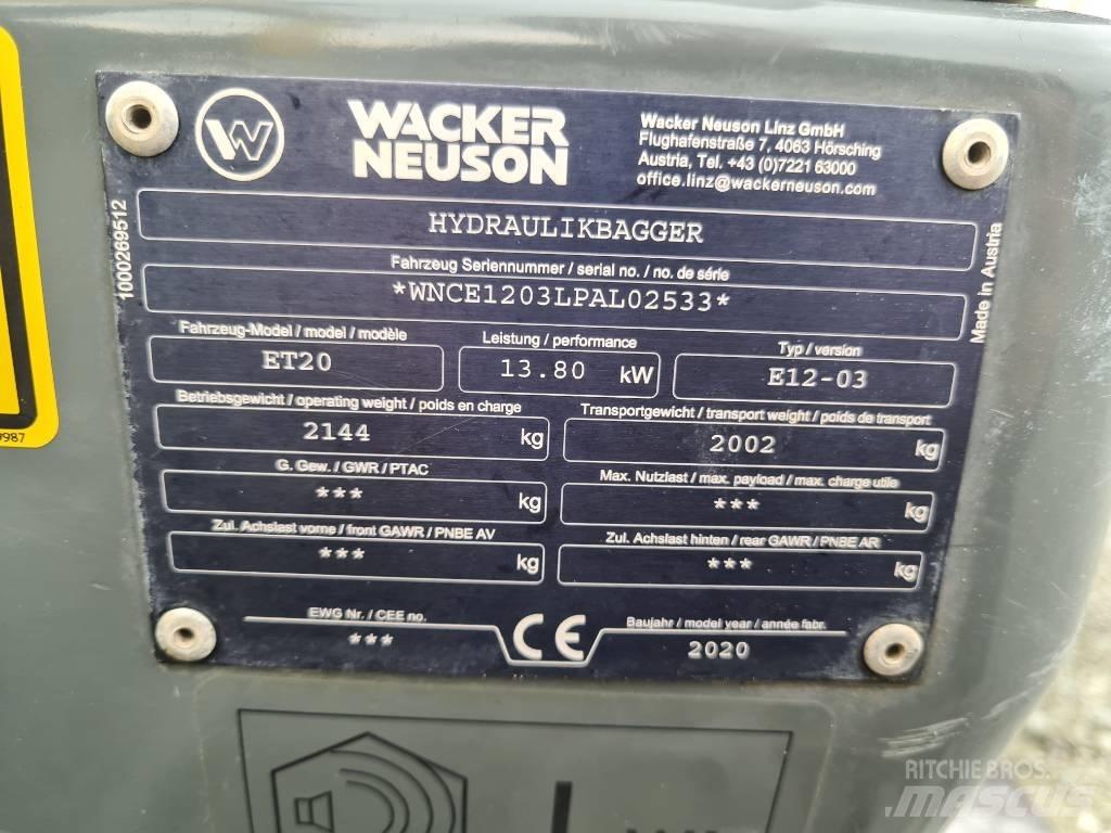 Wacker Neuson ET20 대형 굴삭기 29톤 이상
