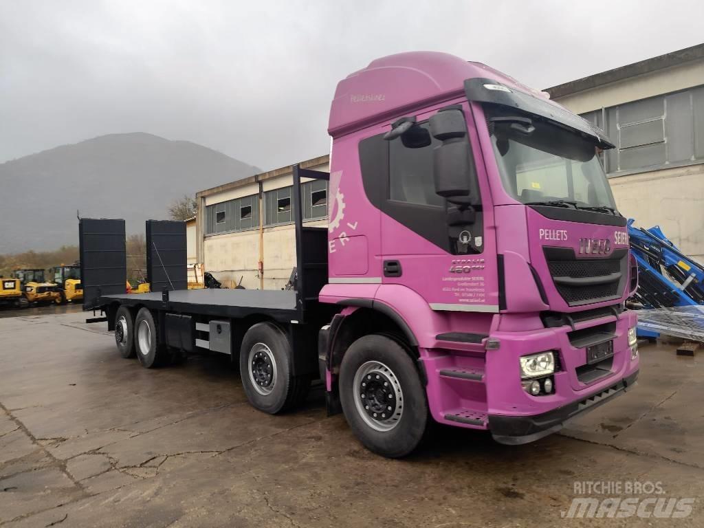 Iveco STRALIS 320S46 플랫베드/윈치 트럭