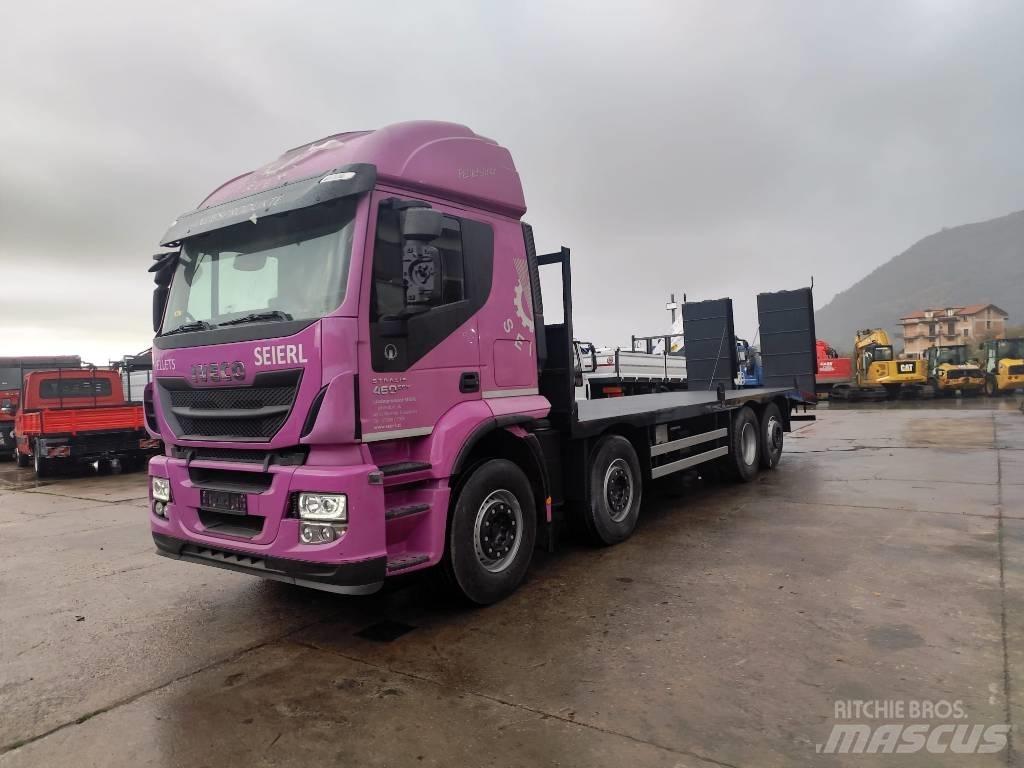 Iveco STRALIS 320S46 플랫베드/윈치 트럭