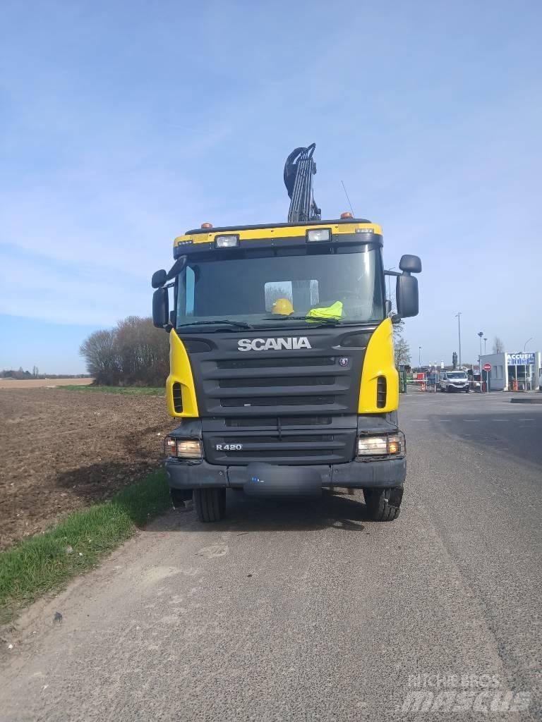 Scania R 420 훅 리프트 트럭