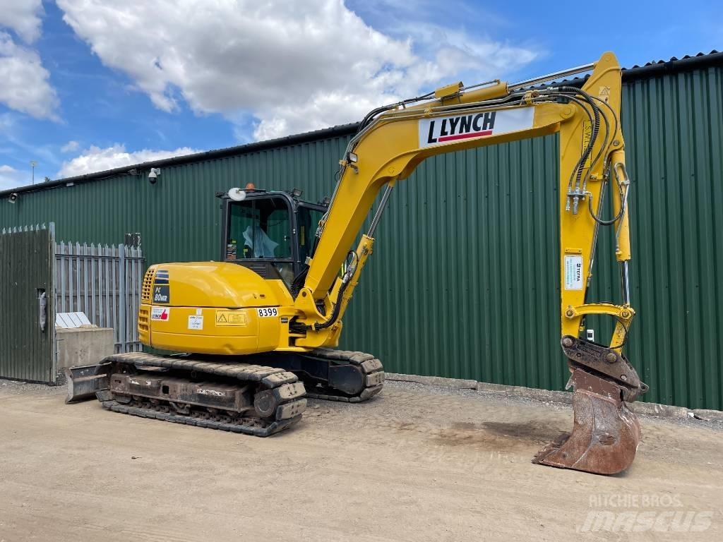 Komatsu PC 80 MR-5E0 중형굴삭기 7톤-28톤