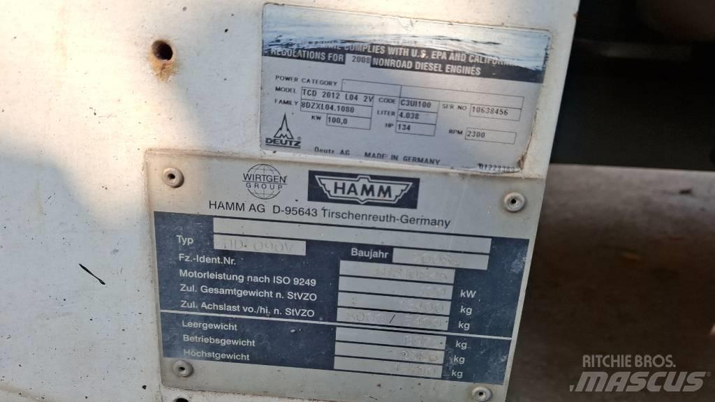 Hamm HDO 90 V 트윈 드럼 롤러