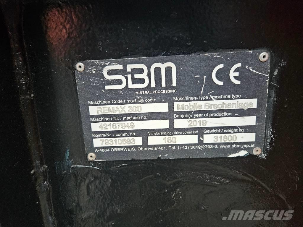 SBM Remax 300 이동식 분쇄기