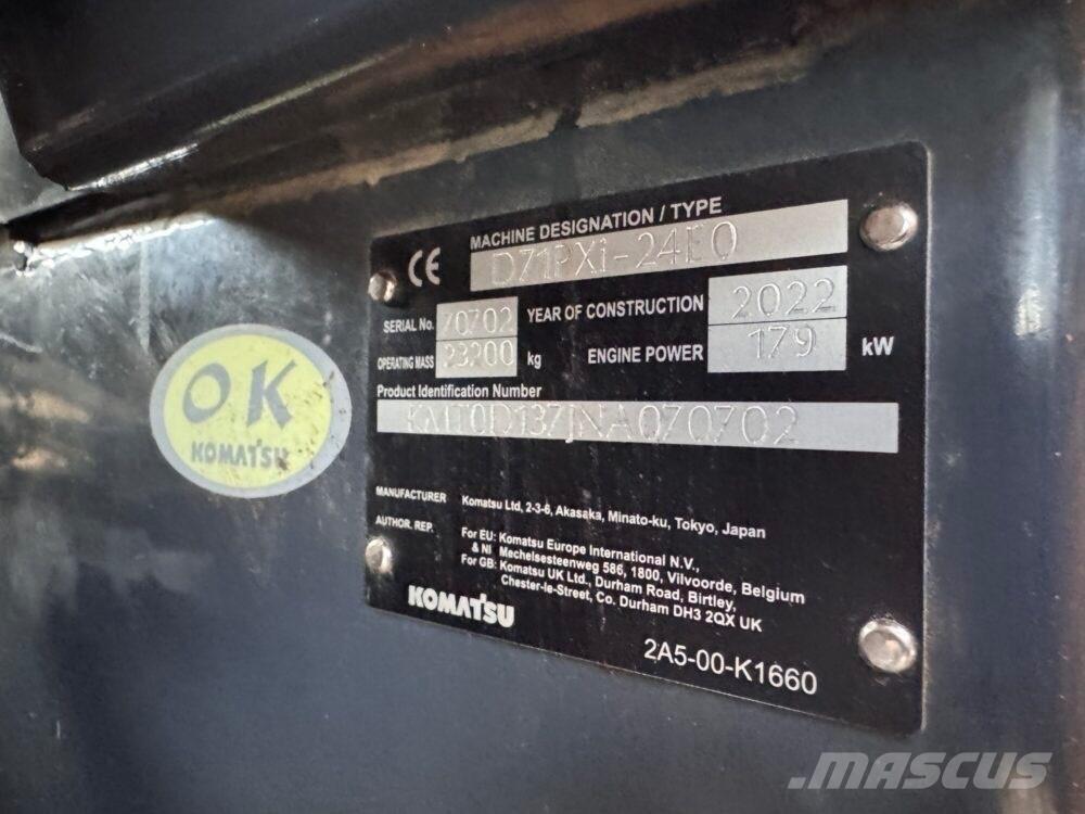 Komatsu D71 PXi-24EO 크롤러 도저