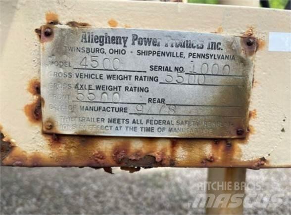 Allegheny 4500 Skeletal 트레일러