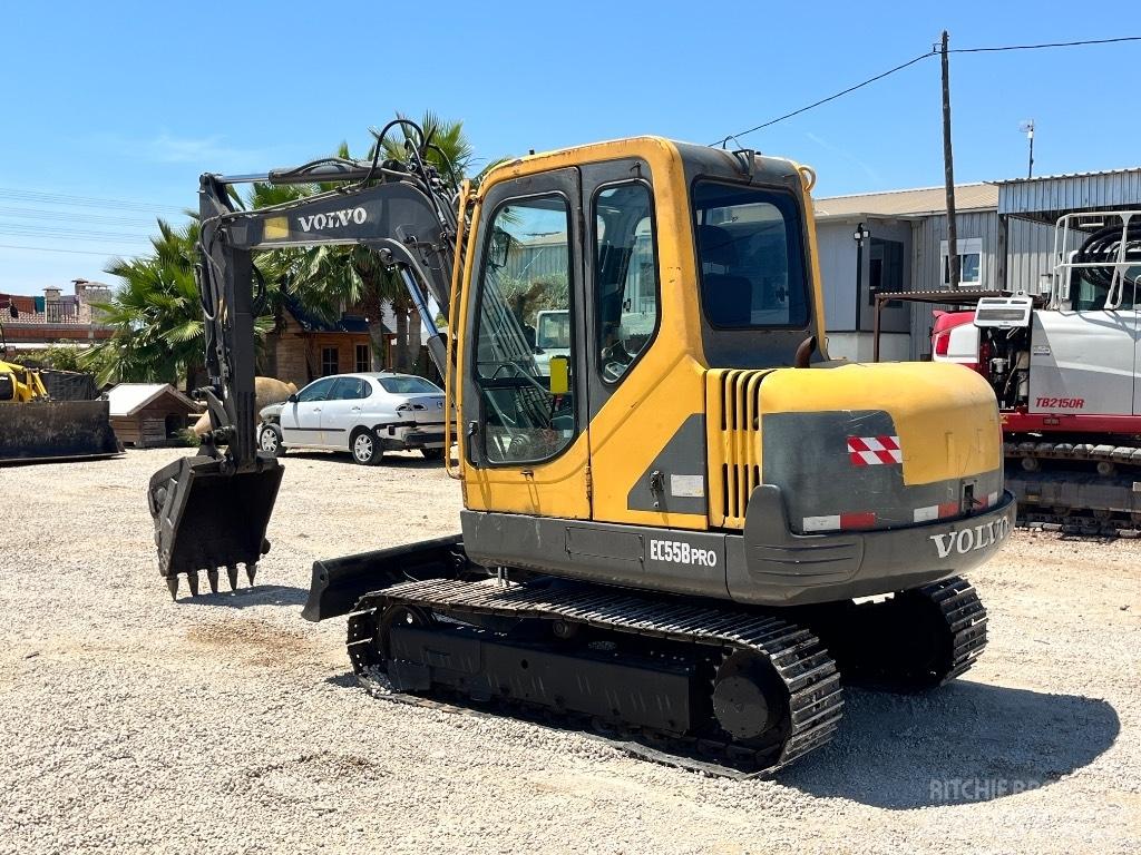 Volvo ECR 55 소형 굴삭기 7톤 미만