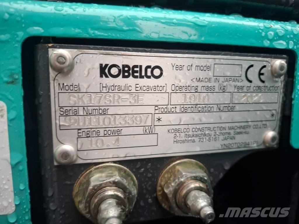 Kobelco SK 17 SR-3E 소형 굴삭기 7톤 미만