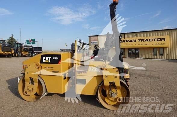 CAT CB34 싱글 드럼 롤러