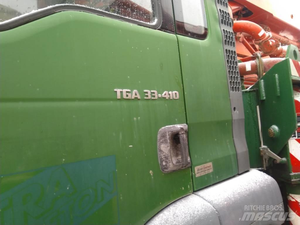 MAN TGA 33.410 콘크리트 펌프카