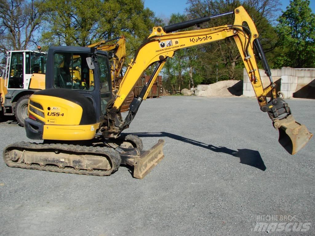 Kubota U 55-4 소형 굴삭기 7톤 미만