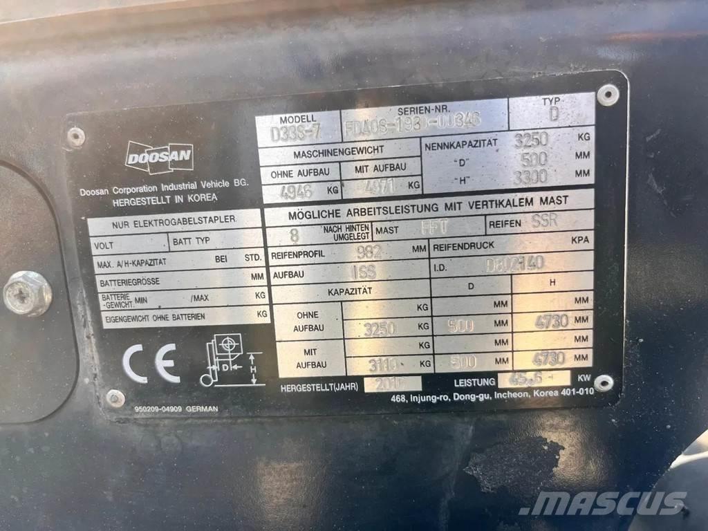 Doosan D33S- 7 디젤 지게차