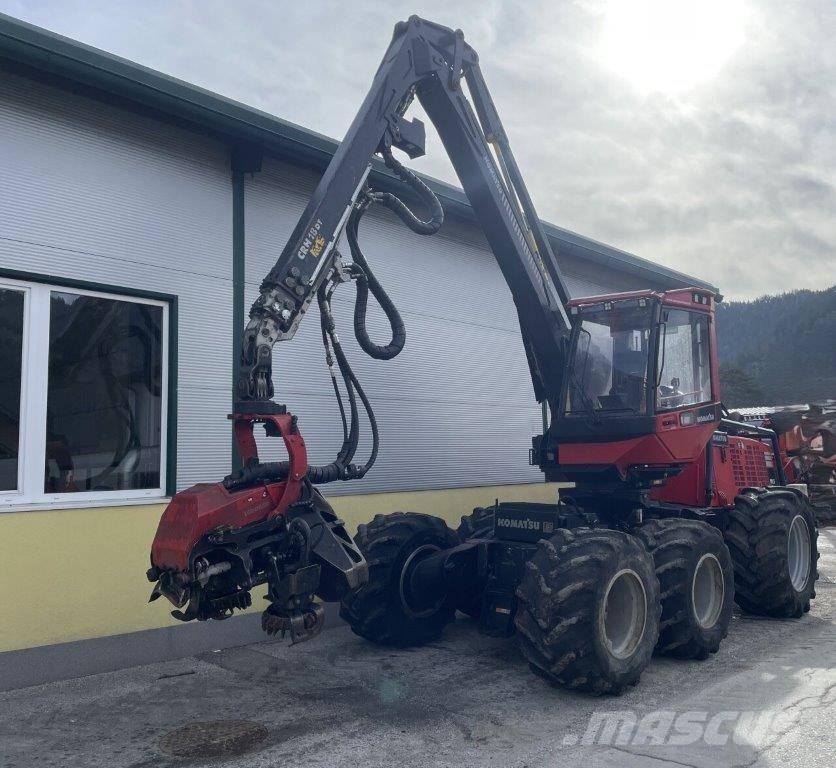 Komatsu 911.5 원목 하베스터